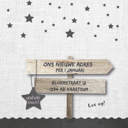 Combikaart - kerst verhuizen 2