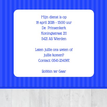 Communie blauwe lijnen - BK 3