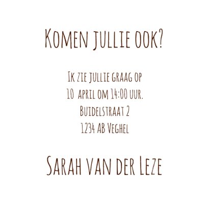 Communie collage 5 foto's - BK 3
