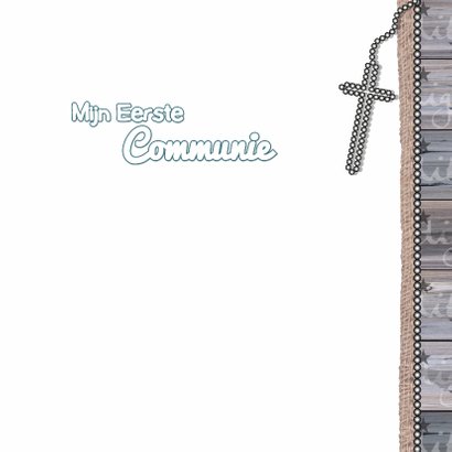Communie Lentefeest ster hout 3