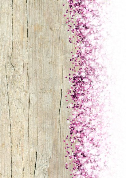Communie lentefeest vormsel glitter eigen foto roze 2