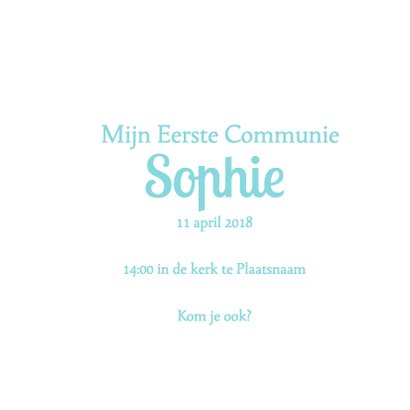 Communie Meisje Illustratie Kerk 3