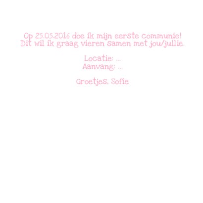 Communie Pink&Blue Stars Girl 3
