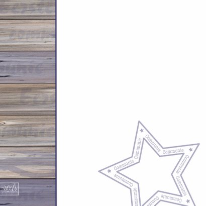 Communie stoer hout ster jongen 2