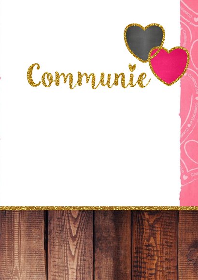 Communie stoer lief glitter S 3