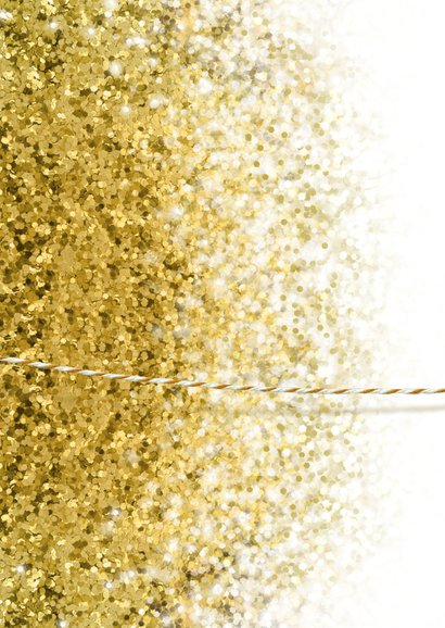 Communie vormsel lentefeest glitter kader label goud 2