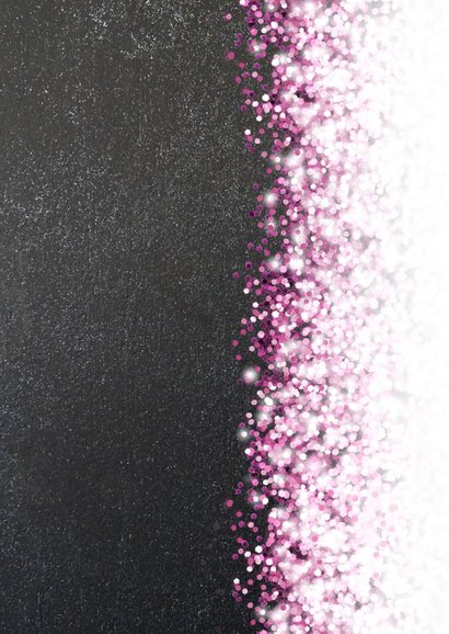 Communie vormsel lentefeest roze glitter krijtbord 2