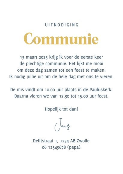 Communiefeest uitnodiging luchtvaartuigen jongen foto 3