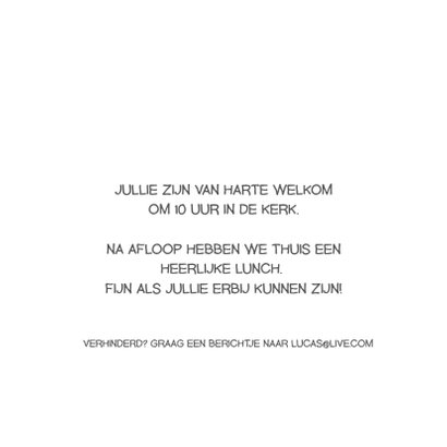 Communiekaart krijt foto jongen 3