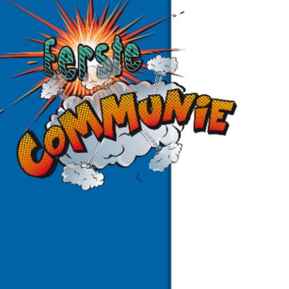 Communiekaart strip cartoon 2