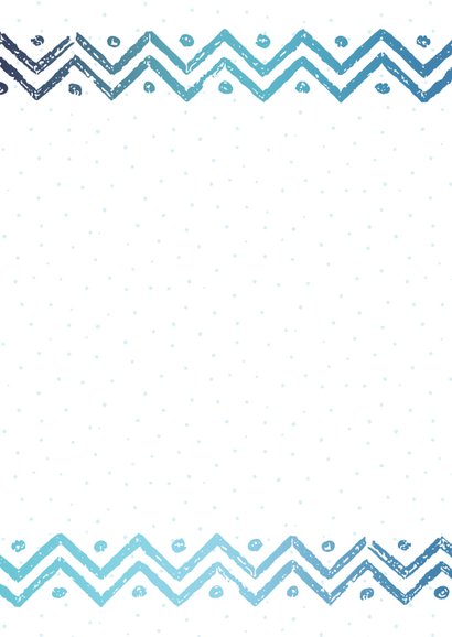 Communiekaart washi tape navy-aqua 2