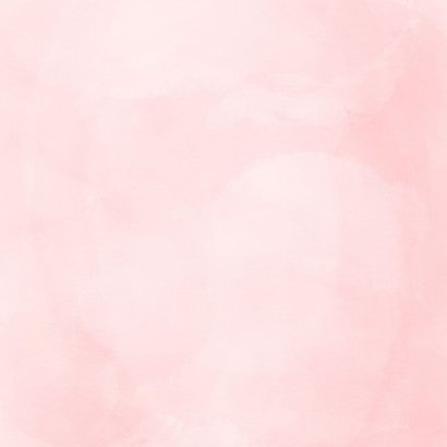 Communiekaart wegwijzer met foto, bloemen en hartjes Achterkant