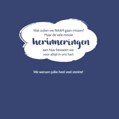 Condoleance foto bff vrouw 3