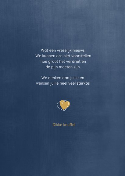Condoleance geen mens zo aanwezig 3