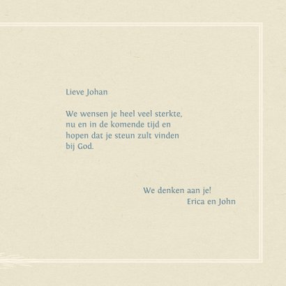 Condoleance In de schaduw Gods 3