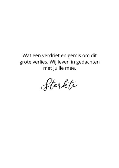 Condoleance kaart gele tak textuur 3