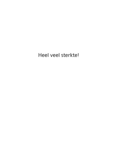 Condoleance kaart gele tak textuur 3