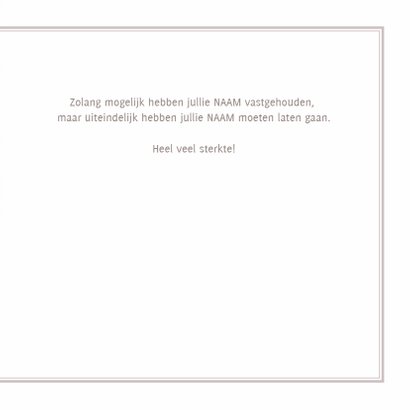 Condoleance laat me gaan 3