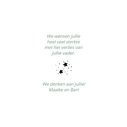 Condoleance oneindig is het gemis 3