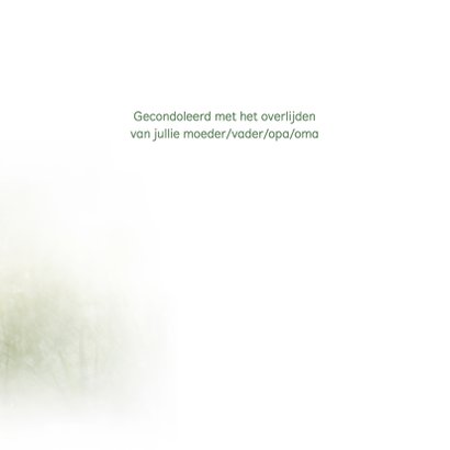 Condoleance paddenstoel/herfst 3