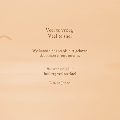 Condoleance zonsondergang 3