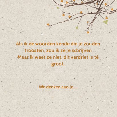 Condoleancekaart bloesem2 3