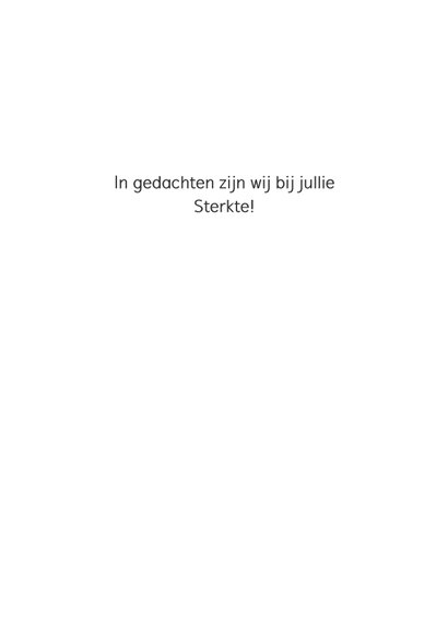 Condoleancekaart In Gedachten Roze Roos 3