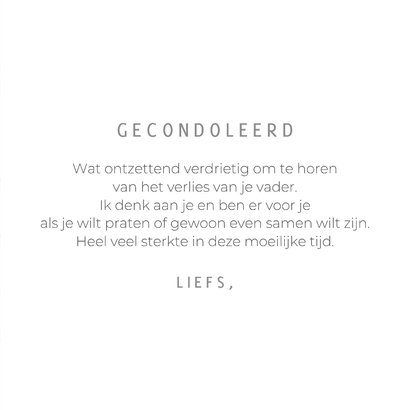 Condoleancekaart magnolia met vogel 3