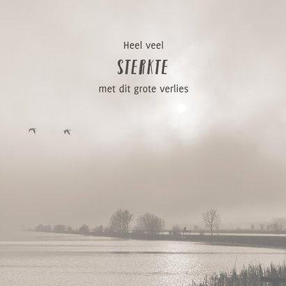 Condoleancekaart met molens 3