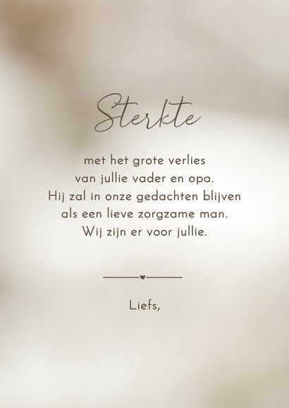 Condoleancekaart met pimpelmees op tak in de winter 3