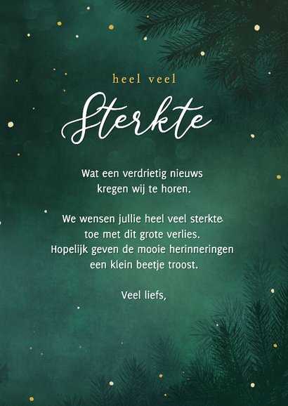 Condoleancekaart met roodborstje met lichtpuntje 3