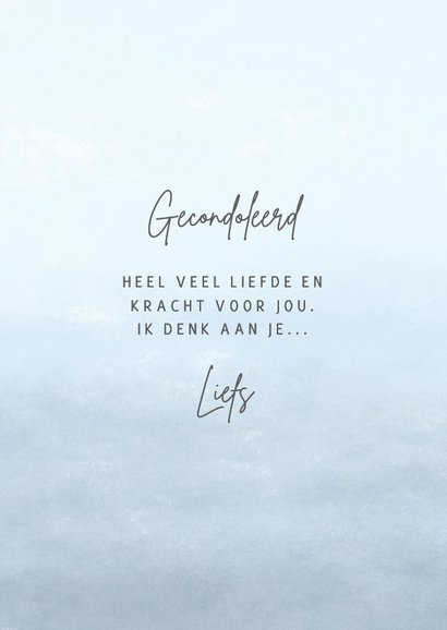 Condoleancekaart met witte zwanen 3