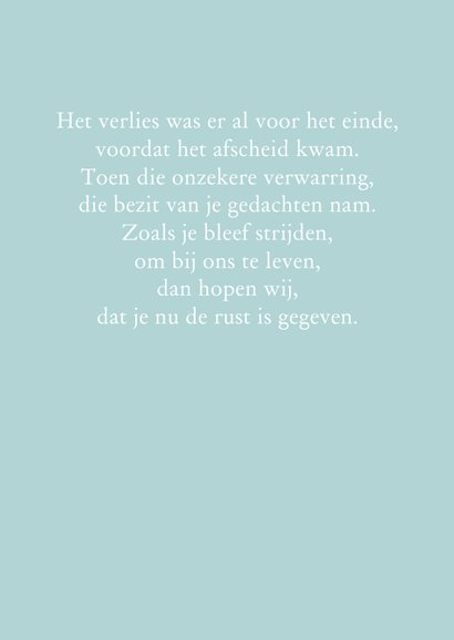 Condoleancekaart Paardenbloem 3