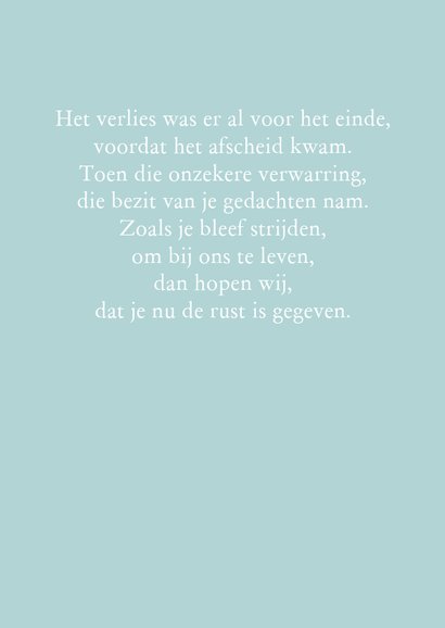 Condoleancekaart Paardenbloem 3