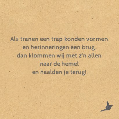 Condoleancekaart paardenbloem2 3