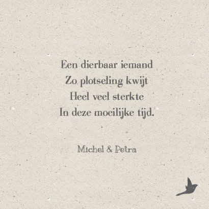 Condoleancekaart paardenbloem3 3