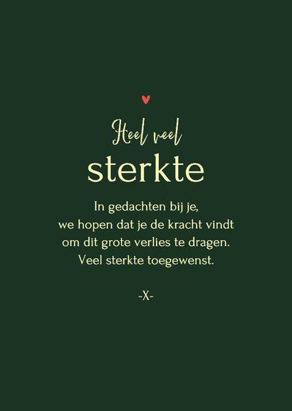 Condoleancekaart rode tulpen met oprechte deelneming 3