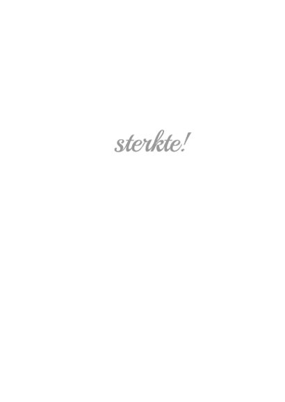 Condoleancekaart Rode Veer Sterkte 3