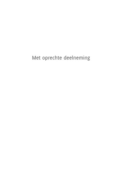 Condoleancekaart roos gecondoleerd 3