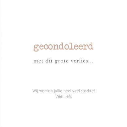 Condoleancekaart verlies zus 3