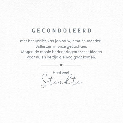 Condoleancekaart vlinder op grashalm 3
