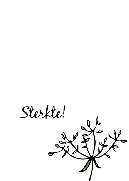 Condoleancekaart: Weet dat ik aan je denk 3