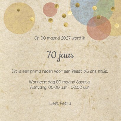 confetti uitnodiging verjaardagsfeest 3