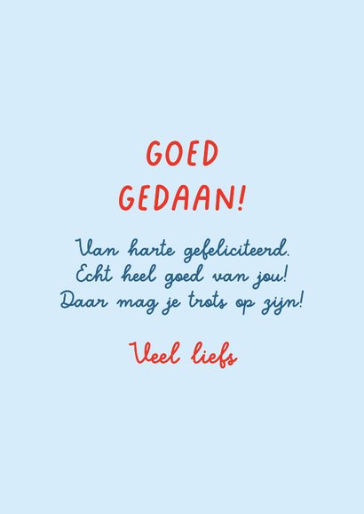 Coole felicitatiekaart met ventilator en vlaggetjes 3