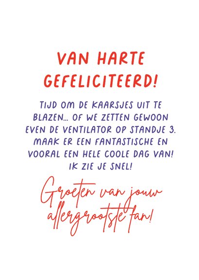 Coole verjaardagskaart met ventilator 3