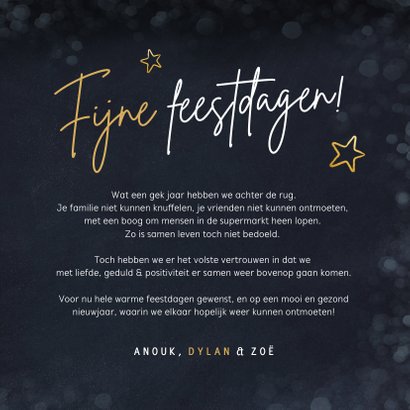 Corona kerstkaart liefdevol - met elkaar en voor elkaar 3