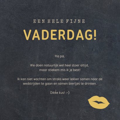 Corona Vaderdag kaart papieren kus door de brievenbus 3
