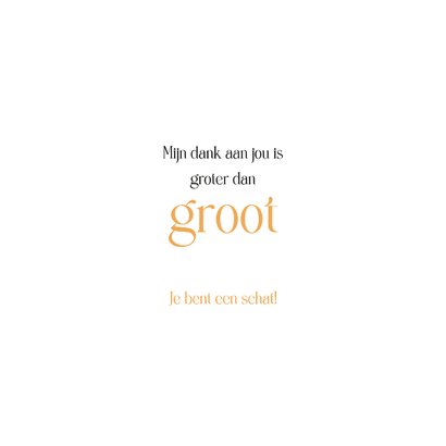 Dank met een grote D 3
