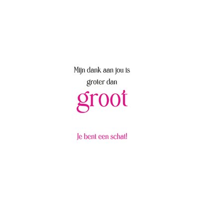 Dank met een grote D 3