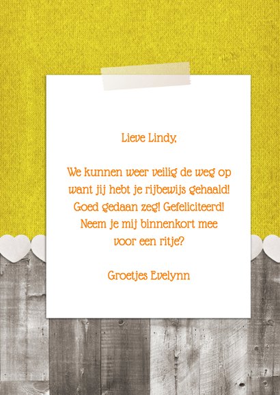 De weg is weer veilig - DH 3